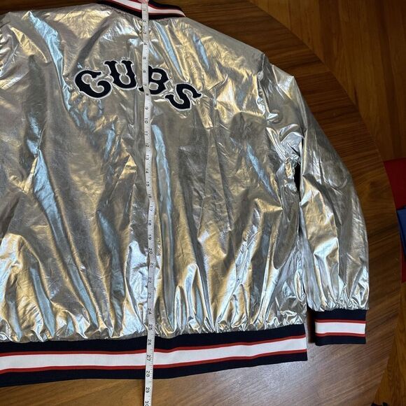 NEW MLB CHICAGO CUBS THE WILD COLLECTIVE WOMEN'S REVERSIBLE 1914 JACKET 2XL - Picture 9 of 10